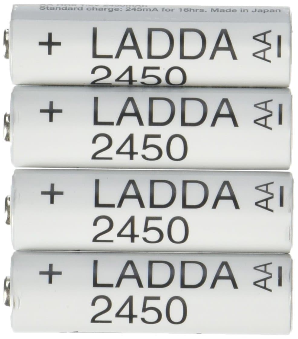 ladda AA Battery rechargeable 2450 mAz
