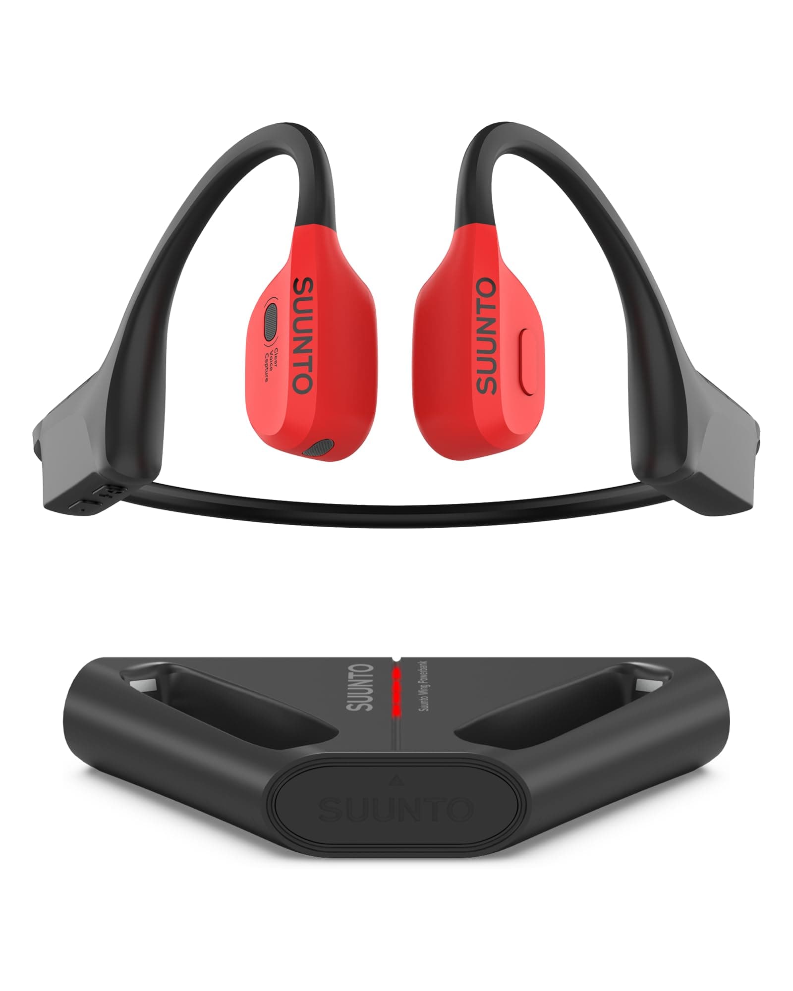 WING - Open ear, bone conduction headphones. Made for sports, waterproof, safety lights, bluetooth