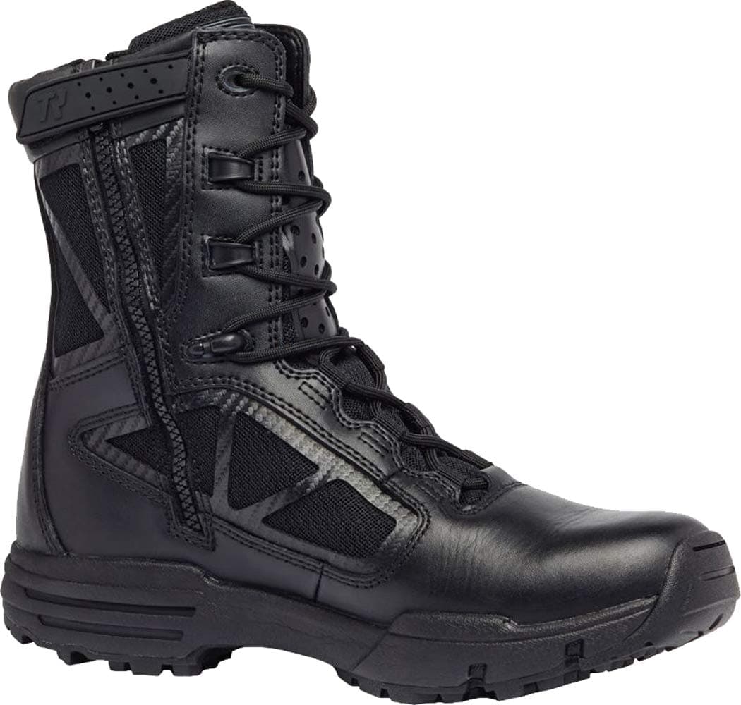 TACTICAL RESEARCH TR Men's TR CHROME TR918Z 8 Inch Hot Weather Side-Zip Boot