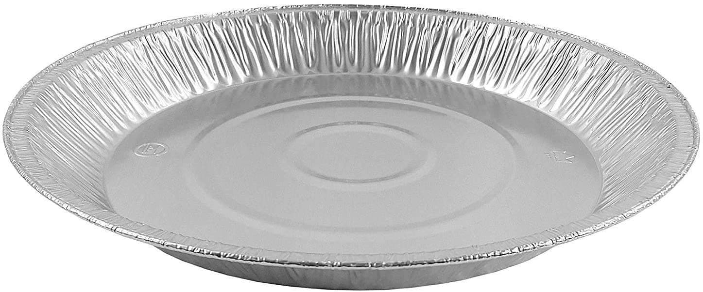 PACTOGO12" Aluminum Foil Pie Pan Extra-Deep Disposable Tin Plates (Pack of 25)