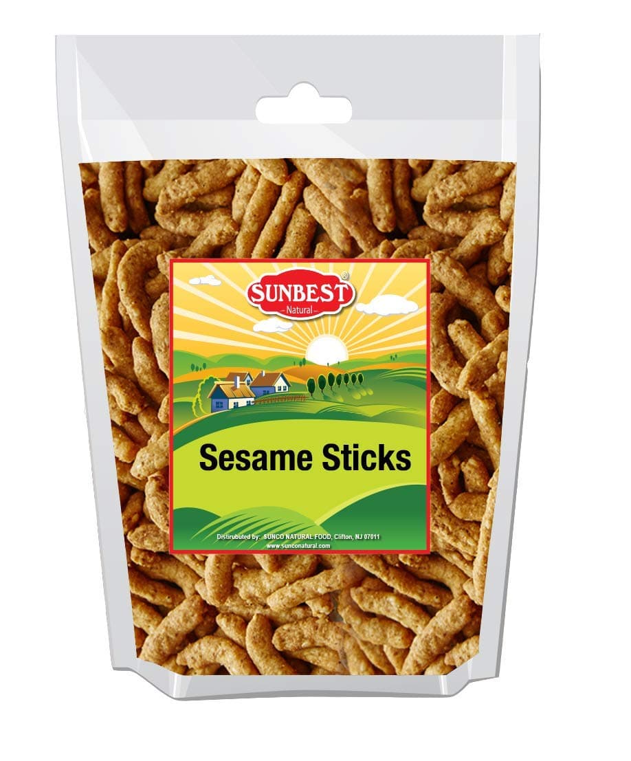 Sunbest Natural Narrow Sesame Sticks, Non-GMO, Vegan, Kosher, 2 Lbs.