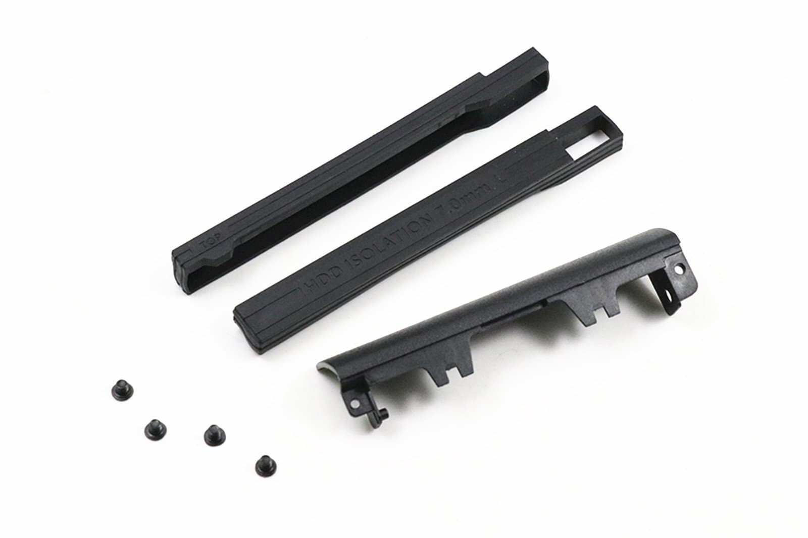 BestParts Hard Drive Caddy Cover + 7mm Isolation Rubber Rails Replacement for Dell Latitude E6540