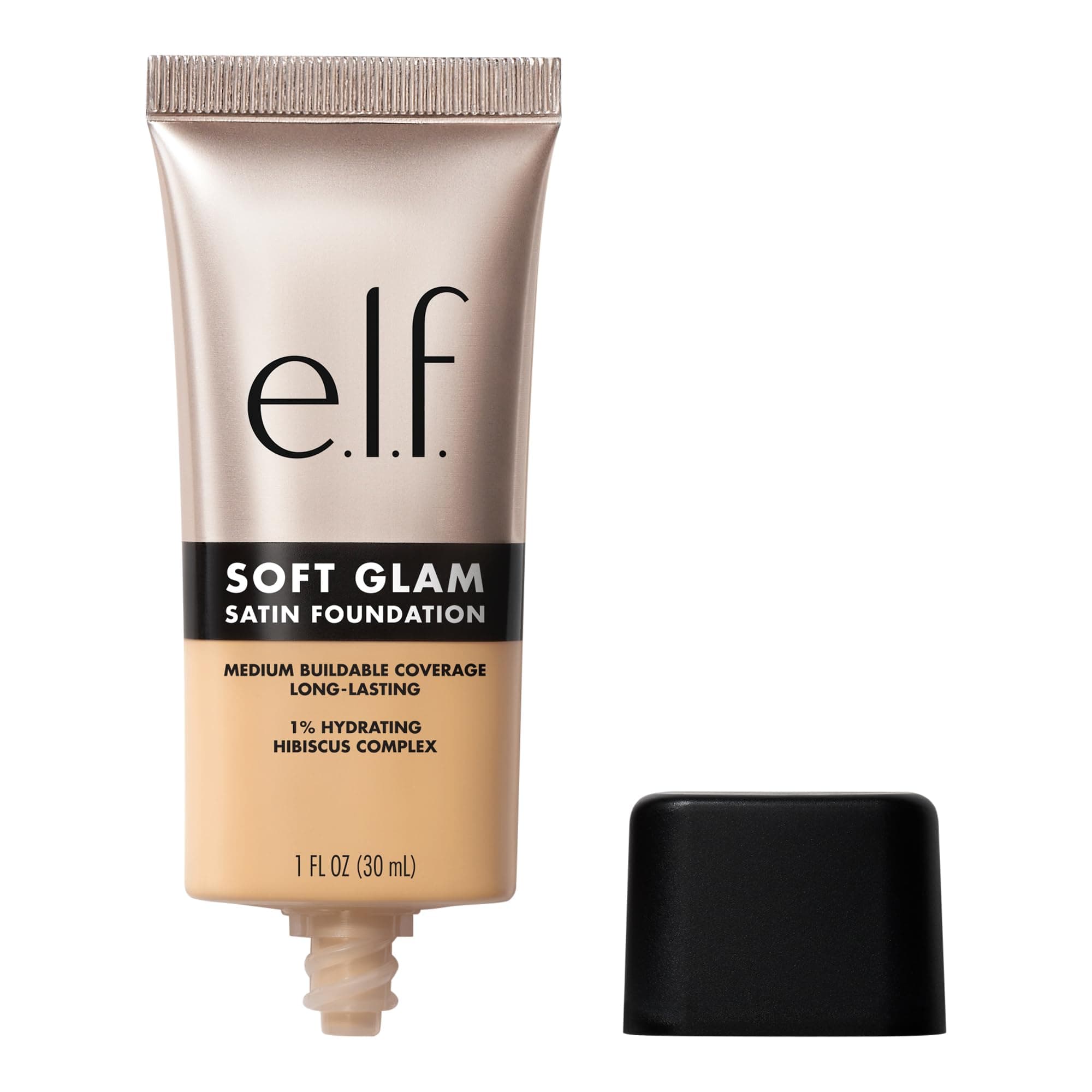 - Soft Glam Liquid Foundation, Medium Coverage, Long-Lasting & Buildable Foundation For A Smooth, Satin Finish, Vegan & Cruelty-Free, 24 Light Warm
