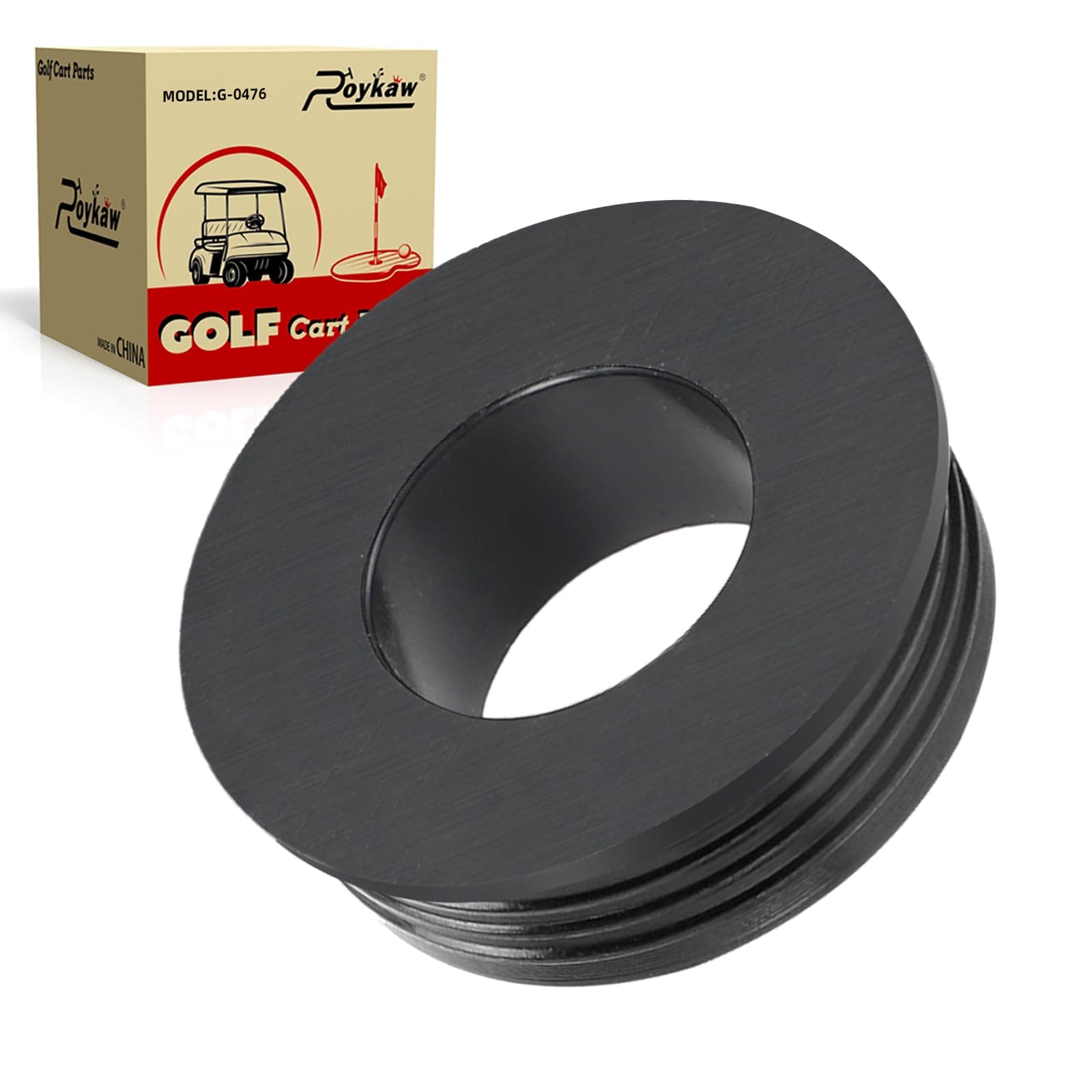 Roykaw Golf Cart Steering Column Bushing Compatible with EZGO Gas and Electric Vehicles (2001-up), OEM# 28569G01, 28569-G01, 28569-G01IC, 10810IC, BRG028569, SP28569-G01