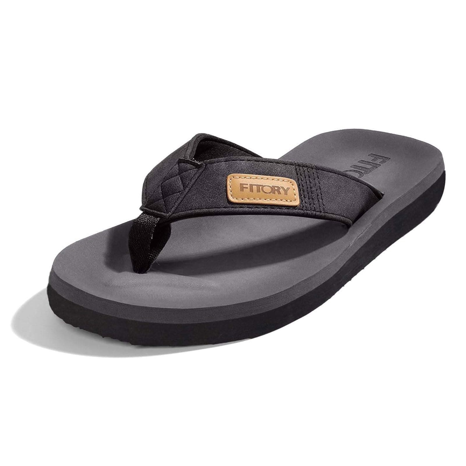 FITORY Men's Flip-Flops, Thongs Sandals Comfort Slippers for Beach