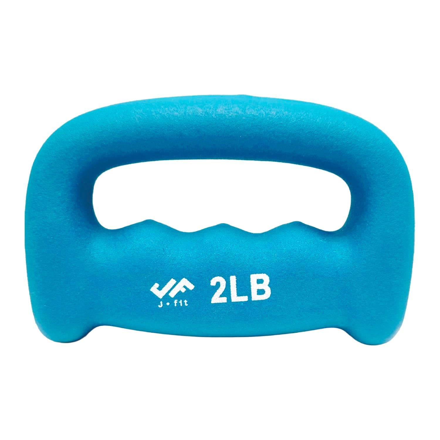 JFIT Neoprene D Grip Dumbbells - Single Weights 1LB-5LB - Premium Non-Slip, Hand Weights, Ergonomic Design