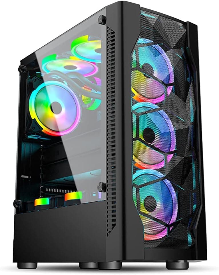 (RYZEN 5 5600 + RX 580 8GB GRAPHICS) BUDGET GAMING/WORKSTATION COMPUTERS: AMD Ryzen 5 | GPU OPTION | 16GB RAM | 1TB NVME/SATA SSD | Windows 10 | WIFI BT READY