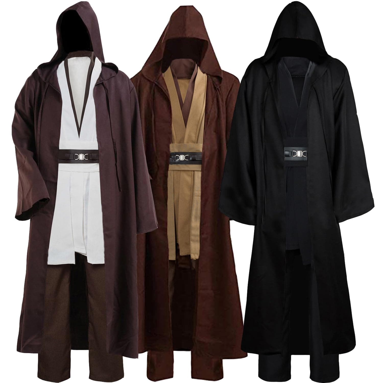 Tunic Costume Mens Tunic Hooded Robe Cosplay Full Set Halloween Costume