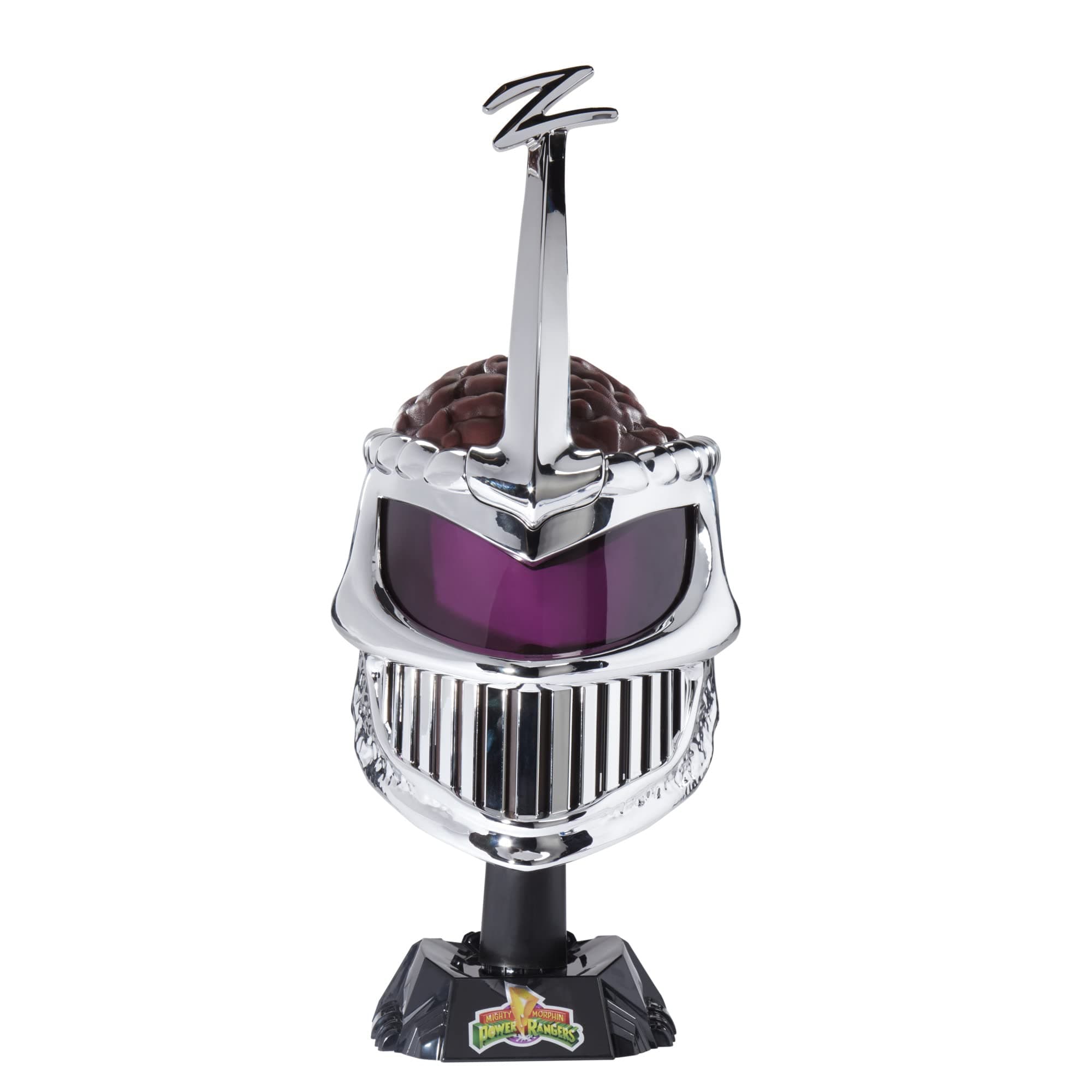 Power Rangers Lightning Collection Lord Zedd Premium Role Play Helmet with Electronic Voice Changer Includes Display Stand Ages 18 and Up