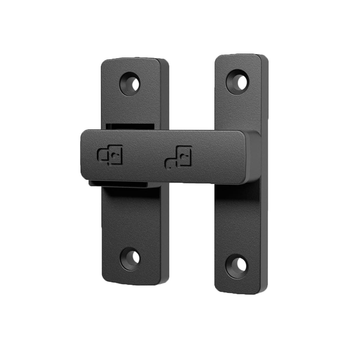 Heavy-Duty Flip Latch Lock 90/180 Degree Sliding/Swinging Door Lock Latch Bolt for Gate Barn Garage Garden Fence Shed Window Cabinet (180 Degree, Black)