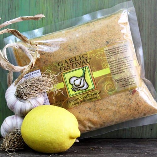 Garlic Festival Foods Lemon Garli Garni Resealable Flat Pack Net Wt. 11 oz. (312g)