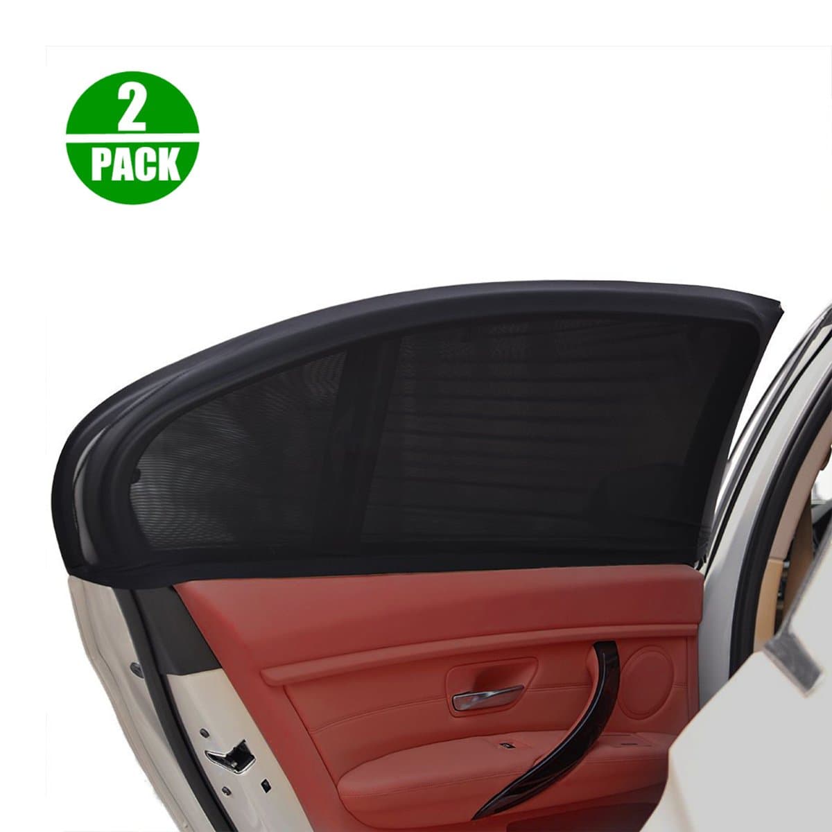 ELUTO Car Side Window Sun Shade Car Window Shades 2 pack for Baby Protect Baby Kids Pets from Sun Universal Fit for Most of Cars