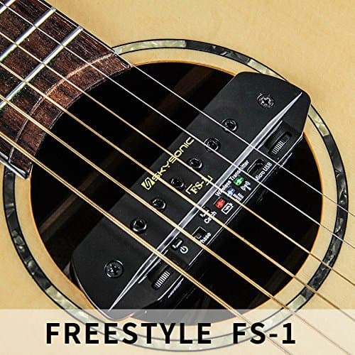 Wireless Pickup FS-1 Acoustic Guitar Sound Hole Pickup Free Hole Wireless Transmission, dual pickup, with playing board,wireless guitar pickups system,tonewood amp