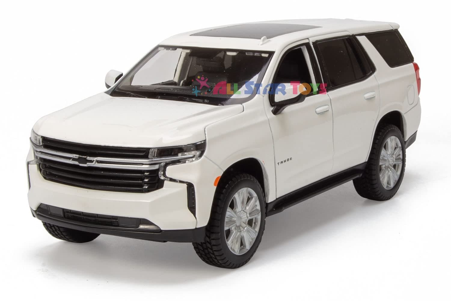 All Star Toys 2022 Tahoe 1:26 Scale Diecast Model 31533 (White), AST31533