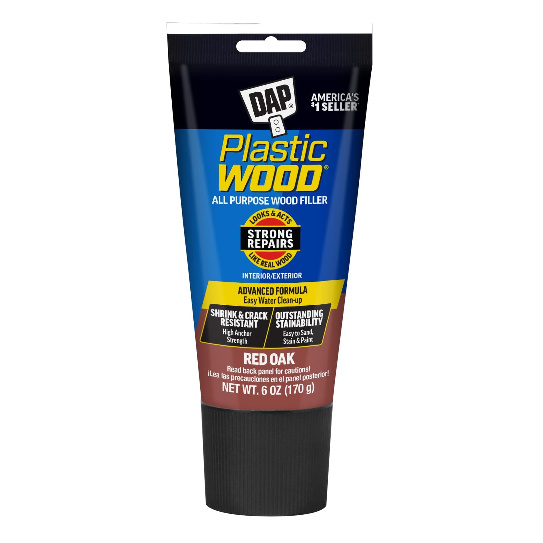 Plastic Wood All Purpose Latex Wood Filler, Red Oak, 6 Oz (7079800583)
