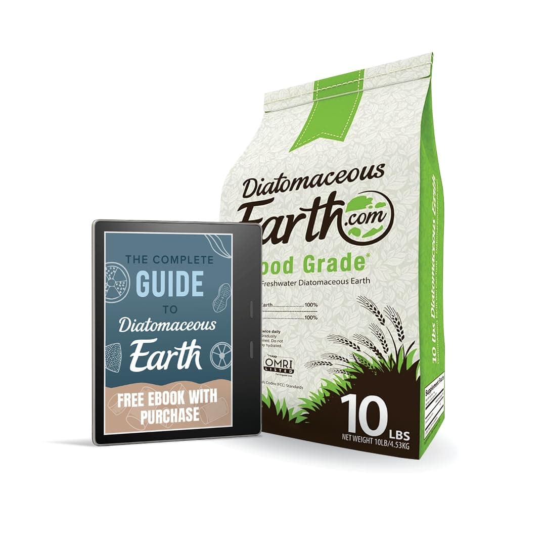 10 LBS Food Grade Diatomaceous Earth - 100% Organic All Natural Diamateous Powder - Diametaceous for humans is Safe Around Children, mc01