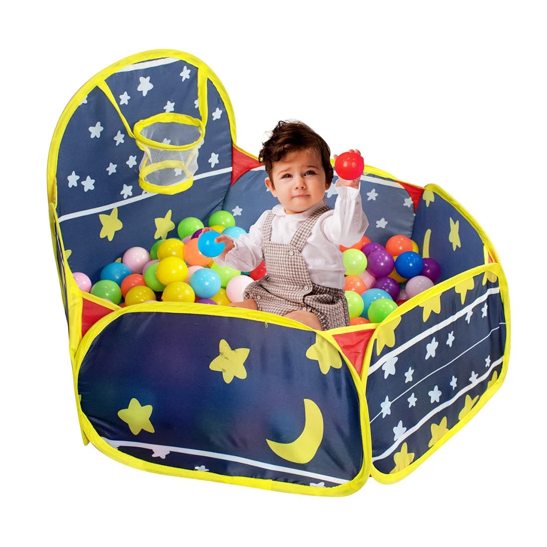 Wembley Ball Pool for Kids Play Area Indoor Setup Baby Ball Pit with 20 Balls Gift Toys for 2 + Years Boys Girls Toddlers - BIS Approved
