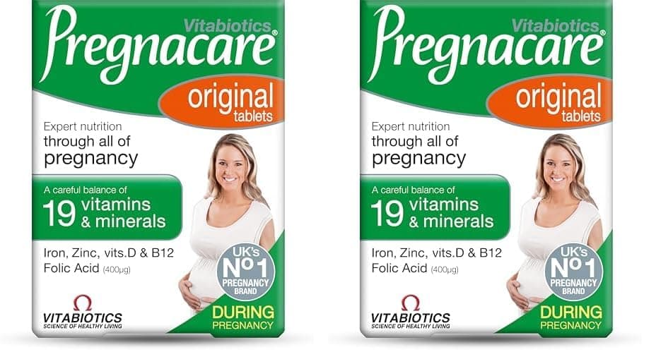 Pregnacare Original During Pregnancy Support Vitamins and Supplements, 180 Tablets (Pack of 2)