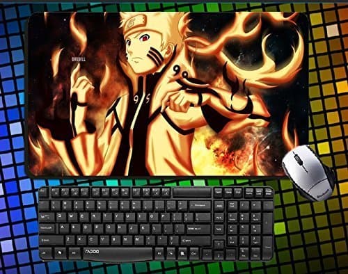 Naruto large mouse pad Uzumaki Naruto mousepad Hatake Kakashi Desk & Mouse Pad Uchiha Sasuke Table Play Mat (02)
