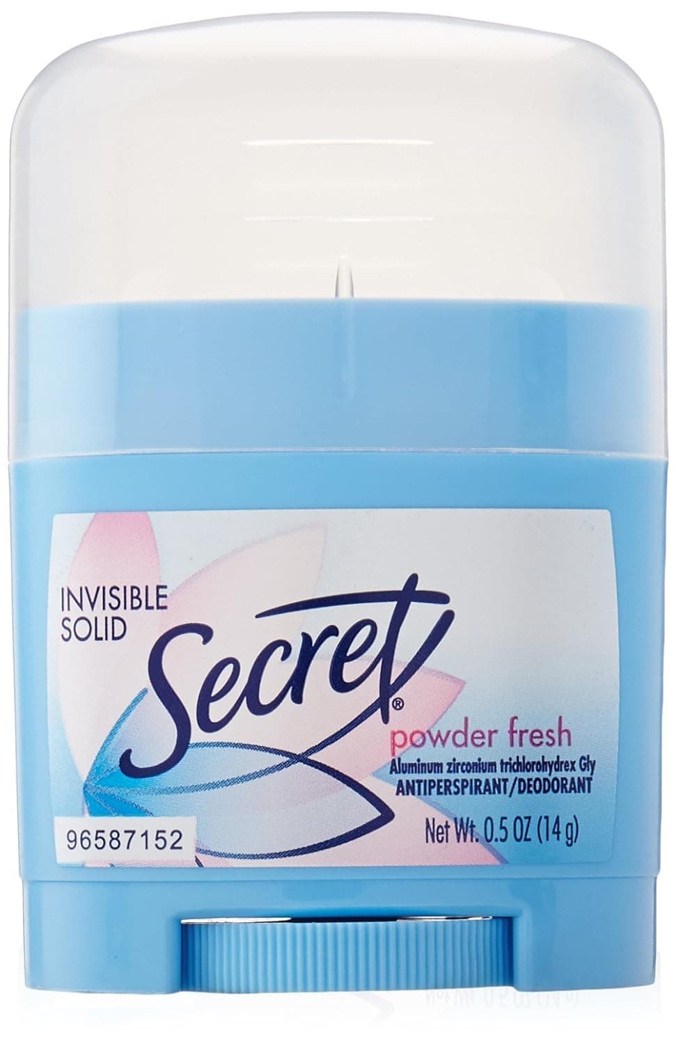 SECRET Powder Fresh Invisible Solid Deodorant Travel Size, 0.5 Oz (Pack of 2)