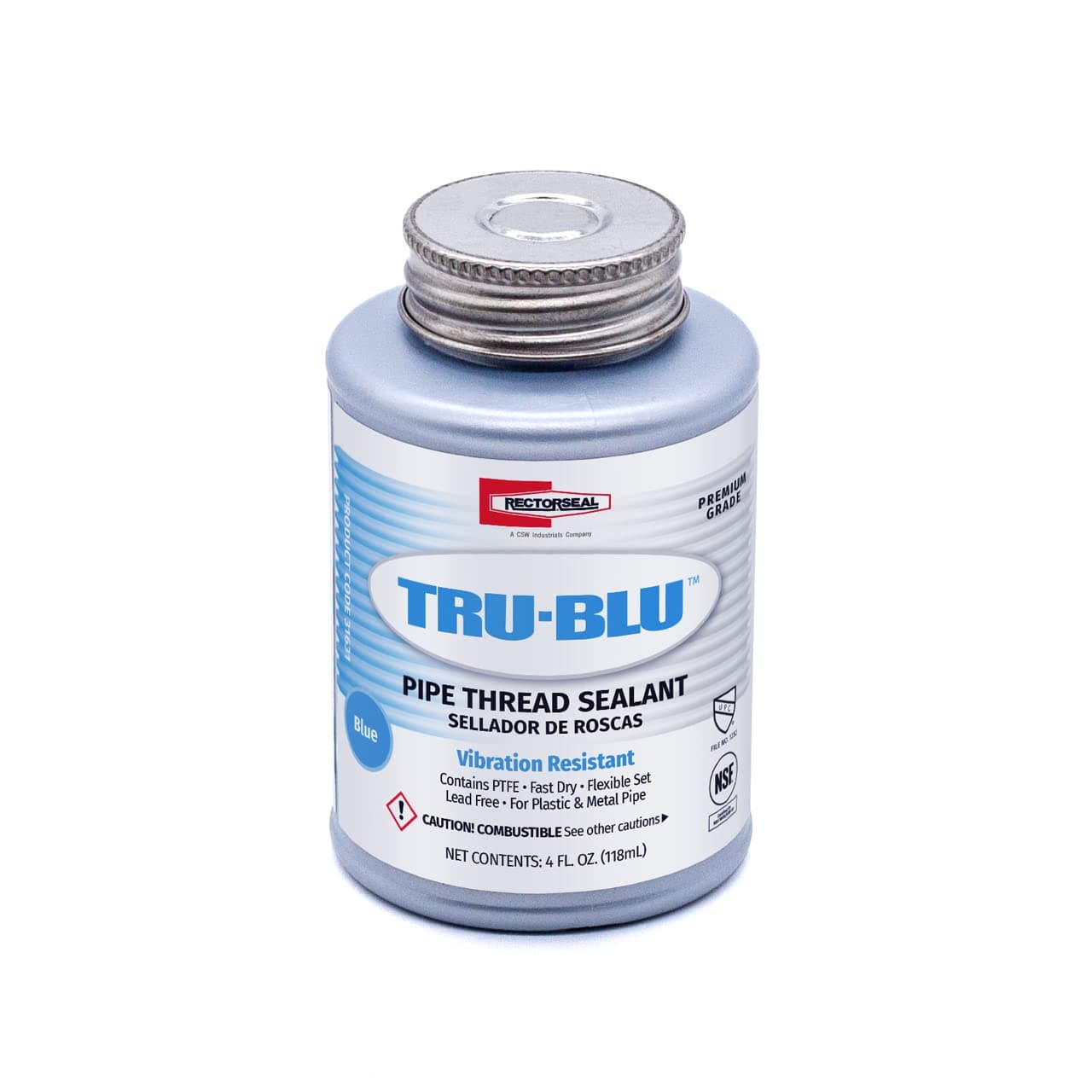 31631 1/4 Pint Brush Top Tru-Blu Pipe Thread Sea