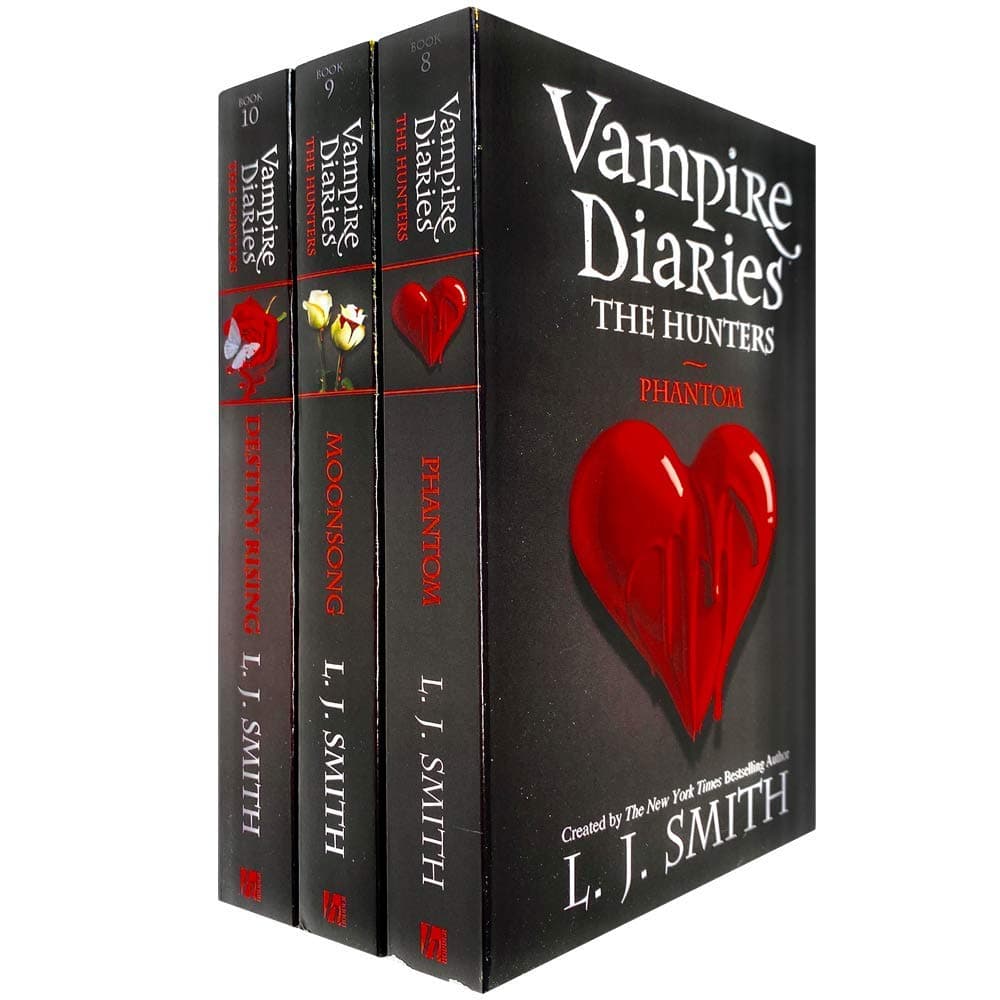 Hodder Vampire Diaries The Hunters Collection 3 Books Set by L. J. Smith (Phantom, Moonsong & Destiny Rising)