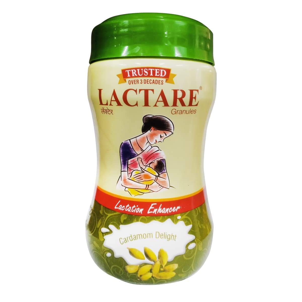 Lactare Cardamom - Bottle of 250G Granules