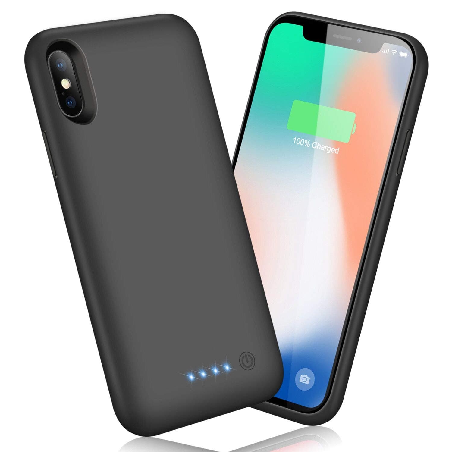 kilponen Battery Case for iPhone X/Xs/10 6500mAh, Portable Charging Case Battery Pack for iPhone X/Xs(5.8 inch) Protective Backup Cover Charger Case