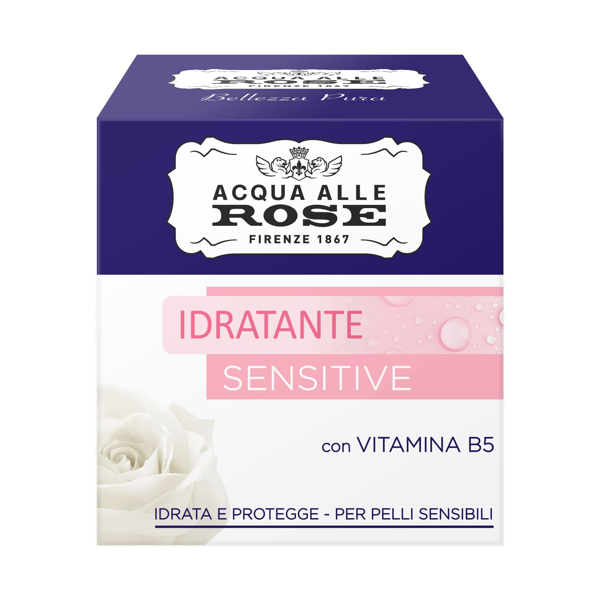 Acqua Alle Rose Roberts Moisturizing Lenitive Face Cream, 50 ml