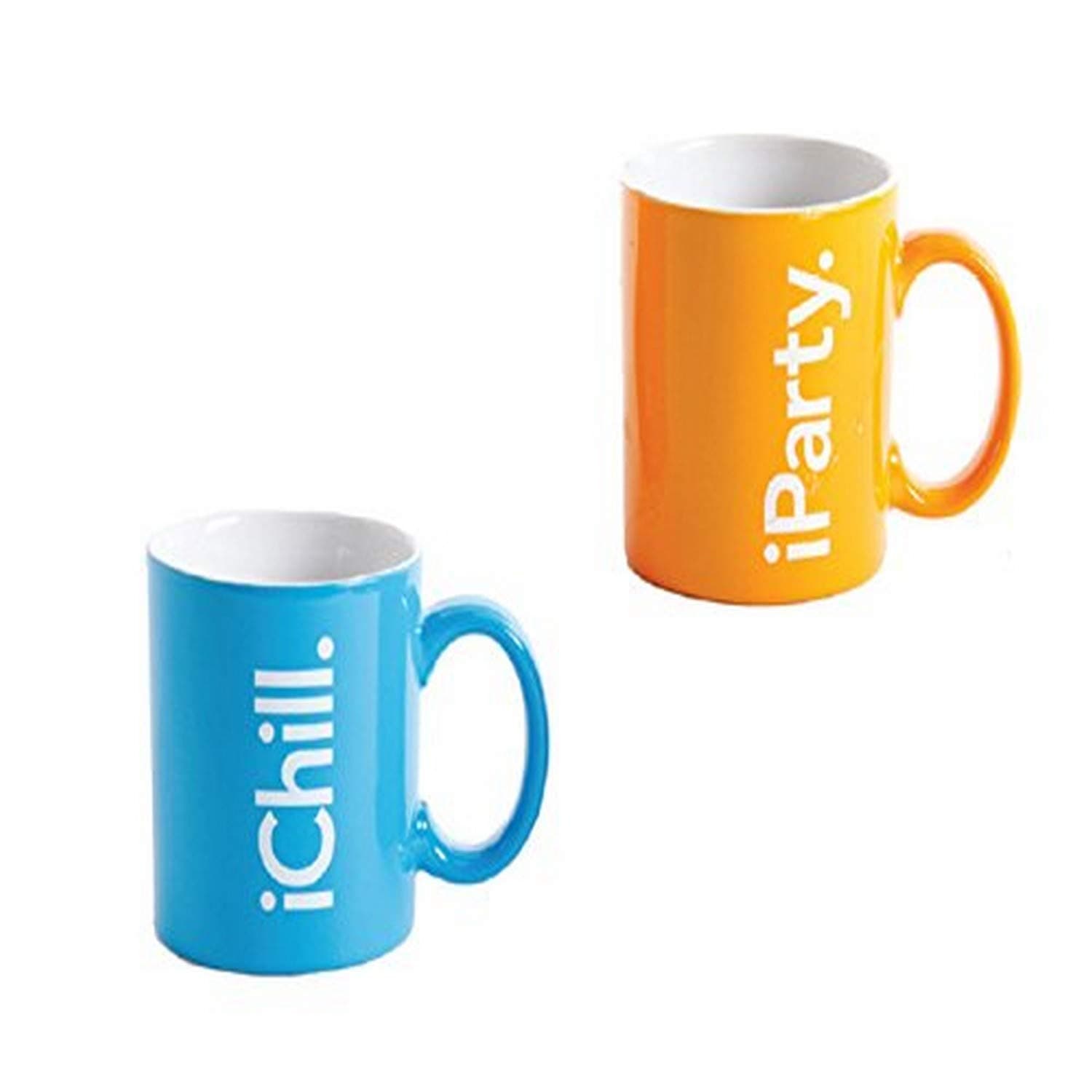 Trish Richman My Scene iChill & iParty Mugs, 12 oz, Multicolor