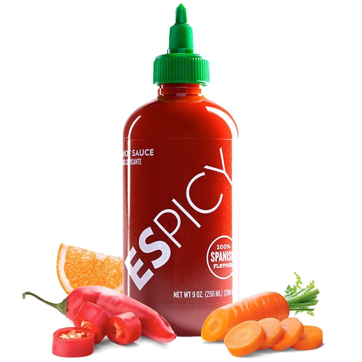 ESPICY | The First Spanish Sriracha Hot Sauce | Vegan | Gluten Free | #1 in Amazon Spain