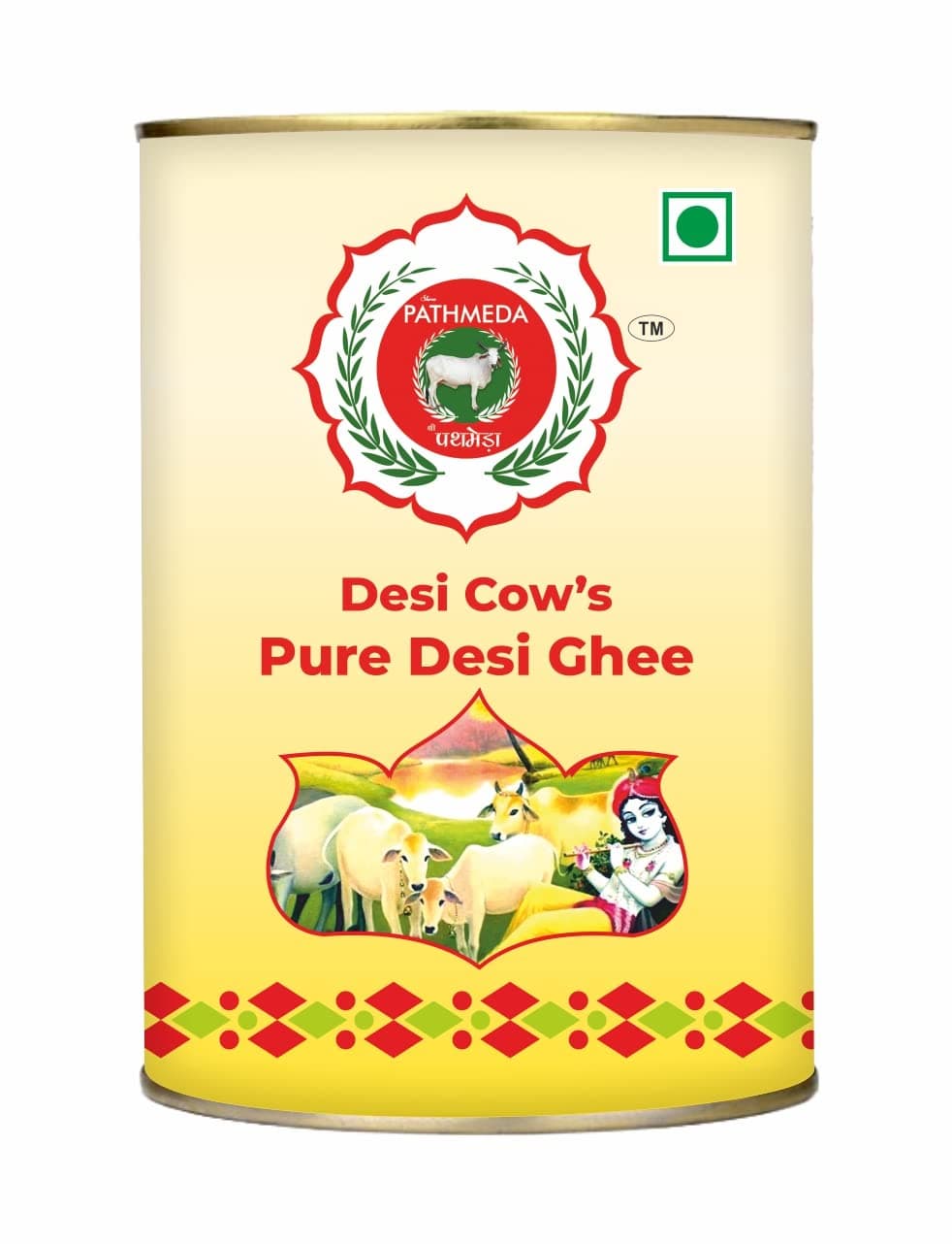 100% Natural Cow Ghee 1L|Original Desi Ghee|Pure For Improved Immunity & Heart Health (1 Litre)