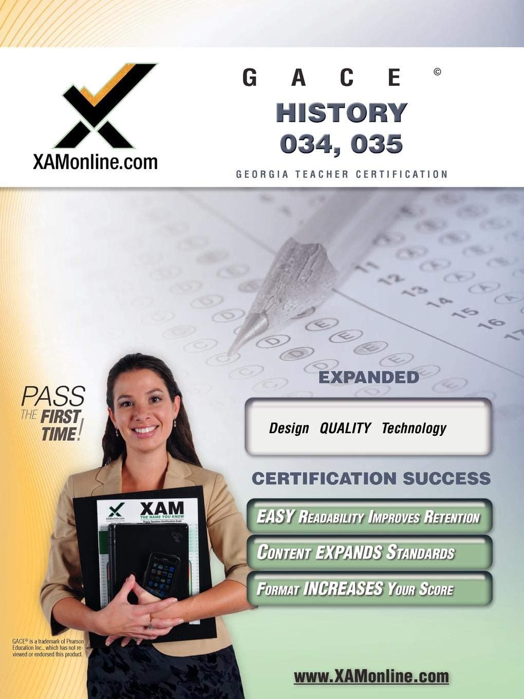 GACE History 034, 035 Teacher Certification Test Prep Study Guide (XAMonline Teacher Certification Study Guides)