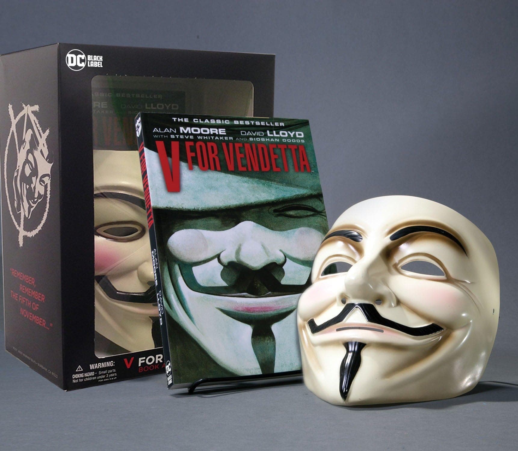 V for Vendetta Book & Mask Set Paperback – April 27, 2021