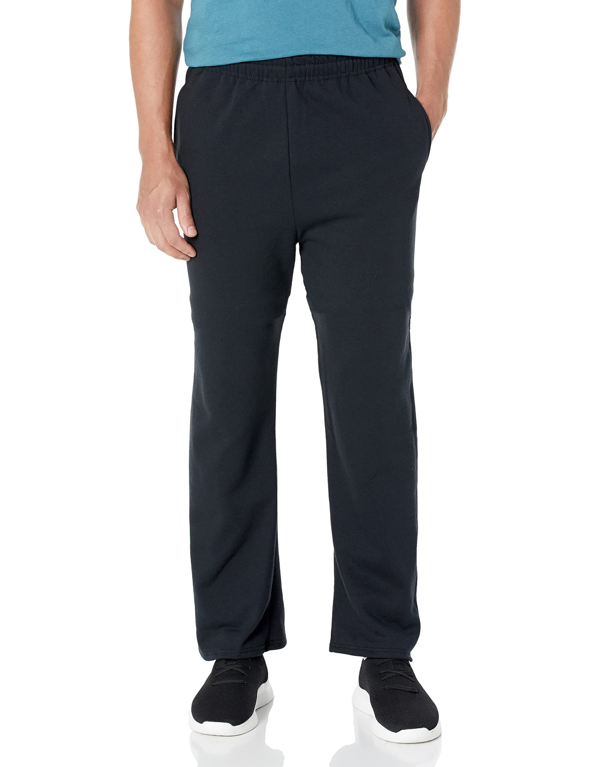 Men's Fleece Open Bottom Sweatpants