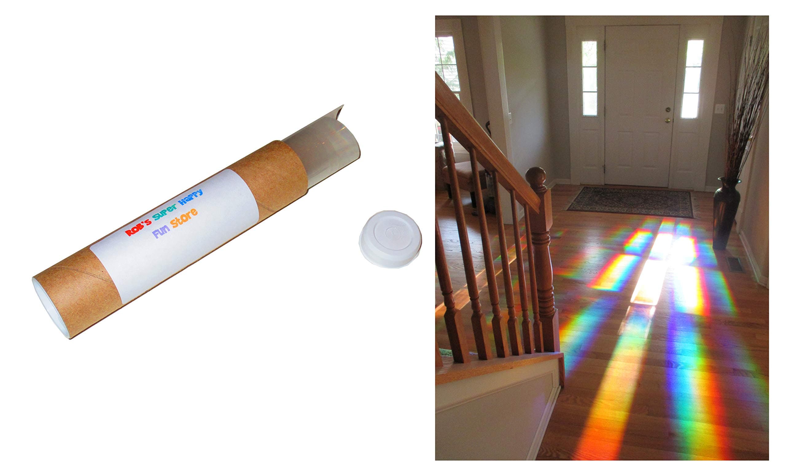 Diffraction Grating Sheet - Do-it-Yourself Sun Catcher - Bring Rainbows Into Your Home