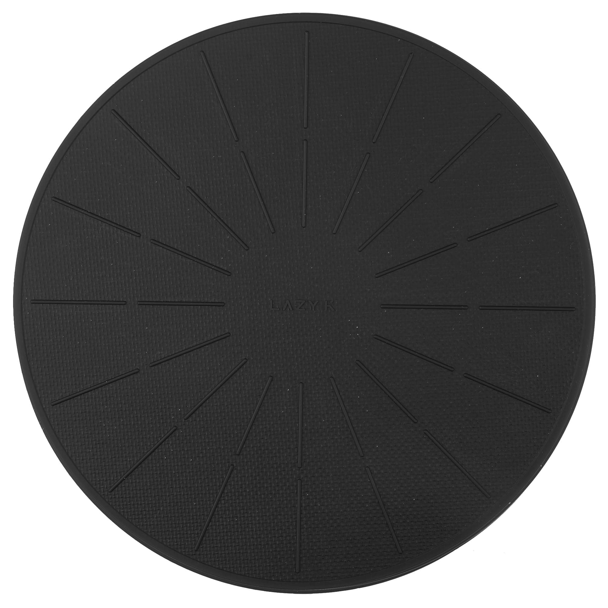Lazy K IH Cooking Top Mat - Silicone Fiberglass Scratch Protector - For Magnetic Stoves - Non-slip Pads to Prevent Pots from Slipping While Cooking_Black (11")