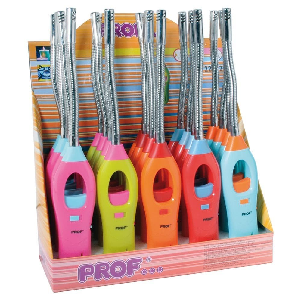 Electronic Rechargable 24 "Flexible Gas Lighter with Safety Button