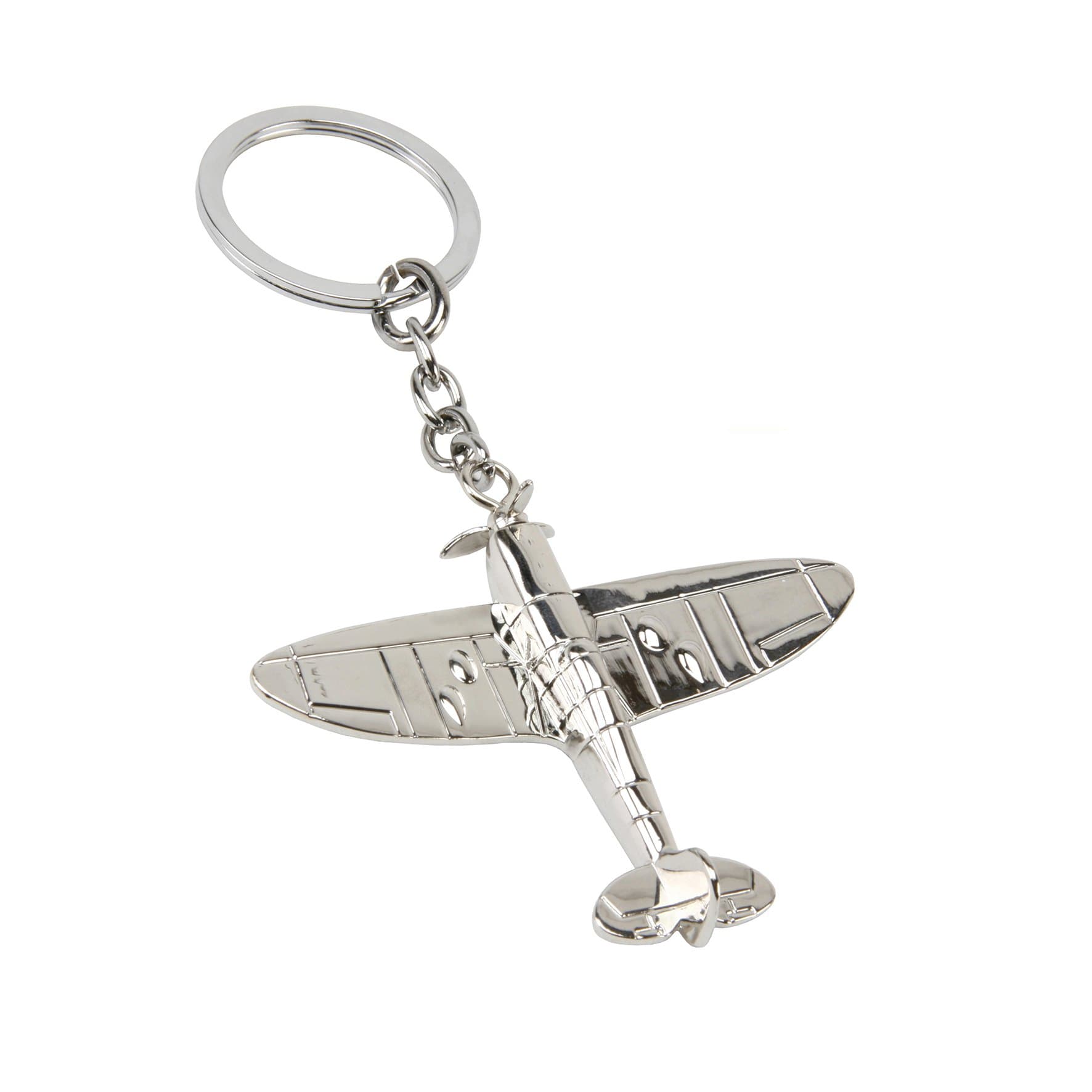 Spitfire Keyring In Polished Stainless Steel (IWM128)
