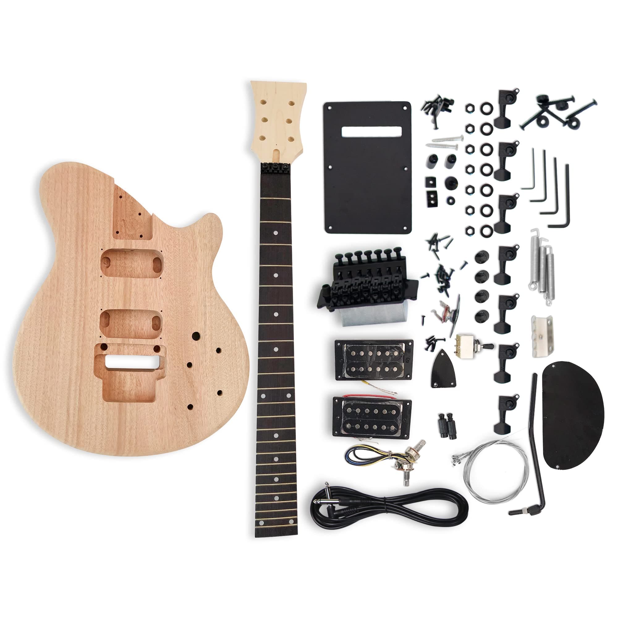 The FretWire EV Style DIY Electric Guitar Kit - DIY Build Your Own Guitar, Guitar Setup Kit, DIY guitar Kit for Beginners and Professionals