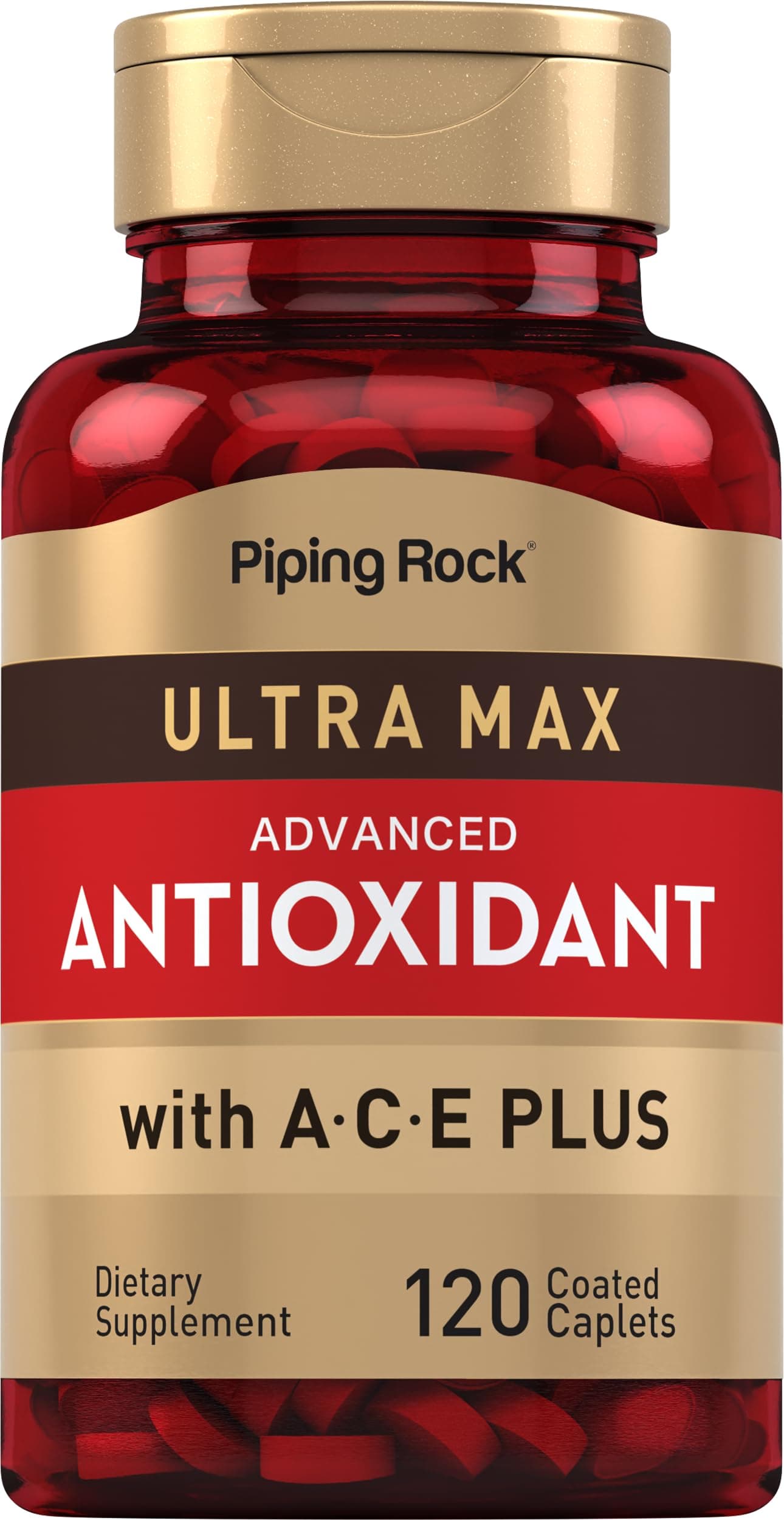 Ultra Max Antioxidant | 120 Coated Caplets | Non-GMO, Gluten Free |