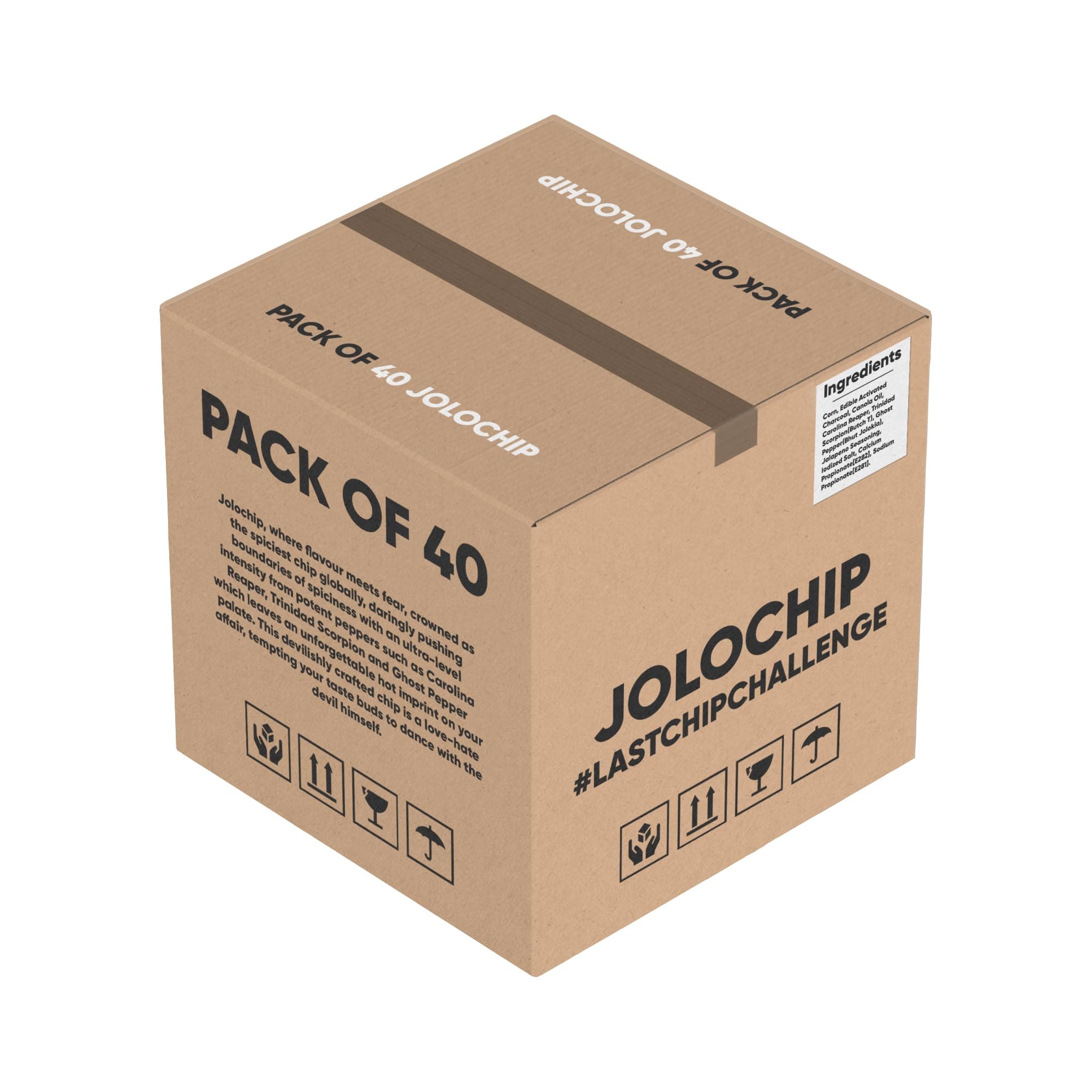 The Last Chip Challenge Set of 40 | Extreme Spicy Tortilla Chips | Fun Group Challenge Snack | Dare to Try the World’s Hottest Chip | Spicy Snack for Parties and Competitions