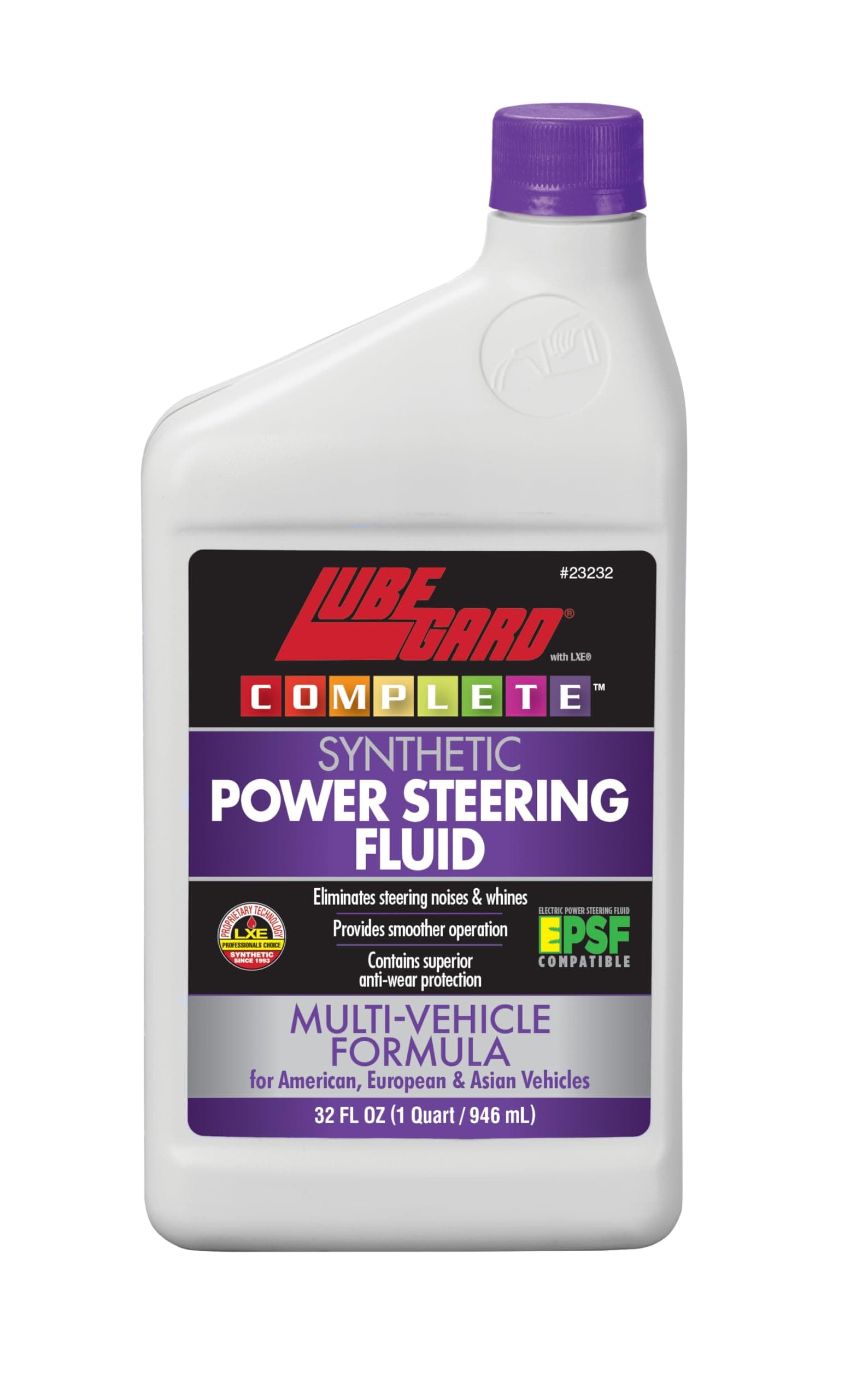 Lubegard 23232 Complete Synthetic Power Steering Fluid, 32 fl. oz.