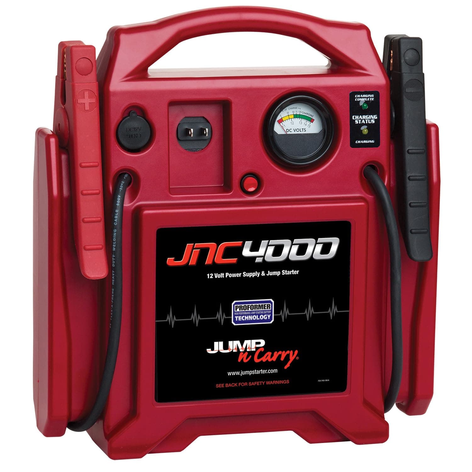 Jump-N-Carry JNC4000 1100 Peak Amp 12V Jump Starter