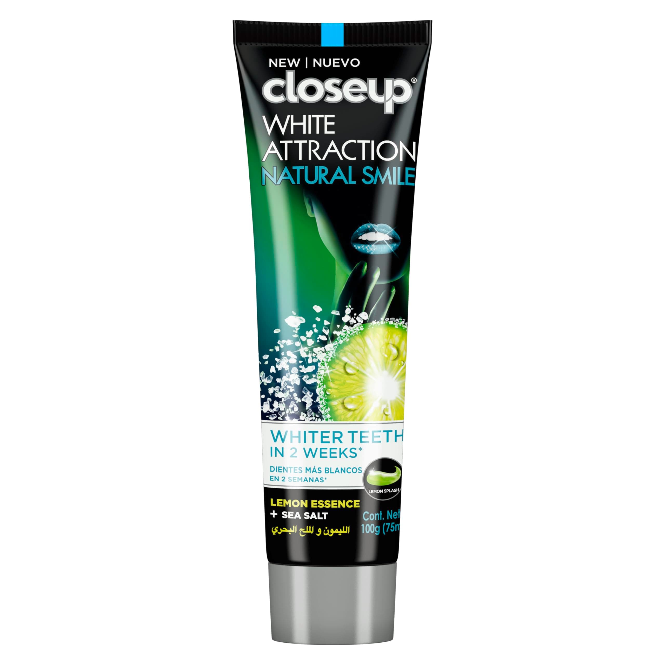 White Attraction Toothpaste Lemon & Sea Salt 75ml
