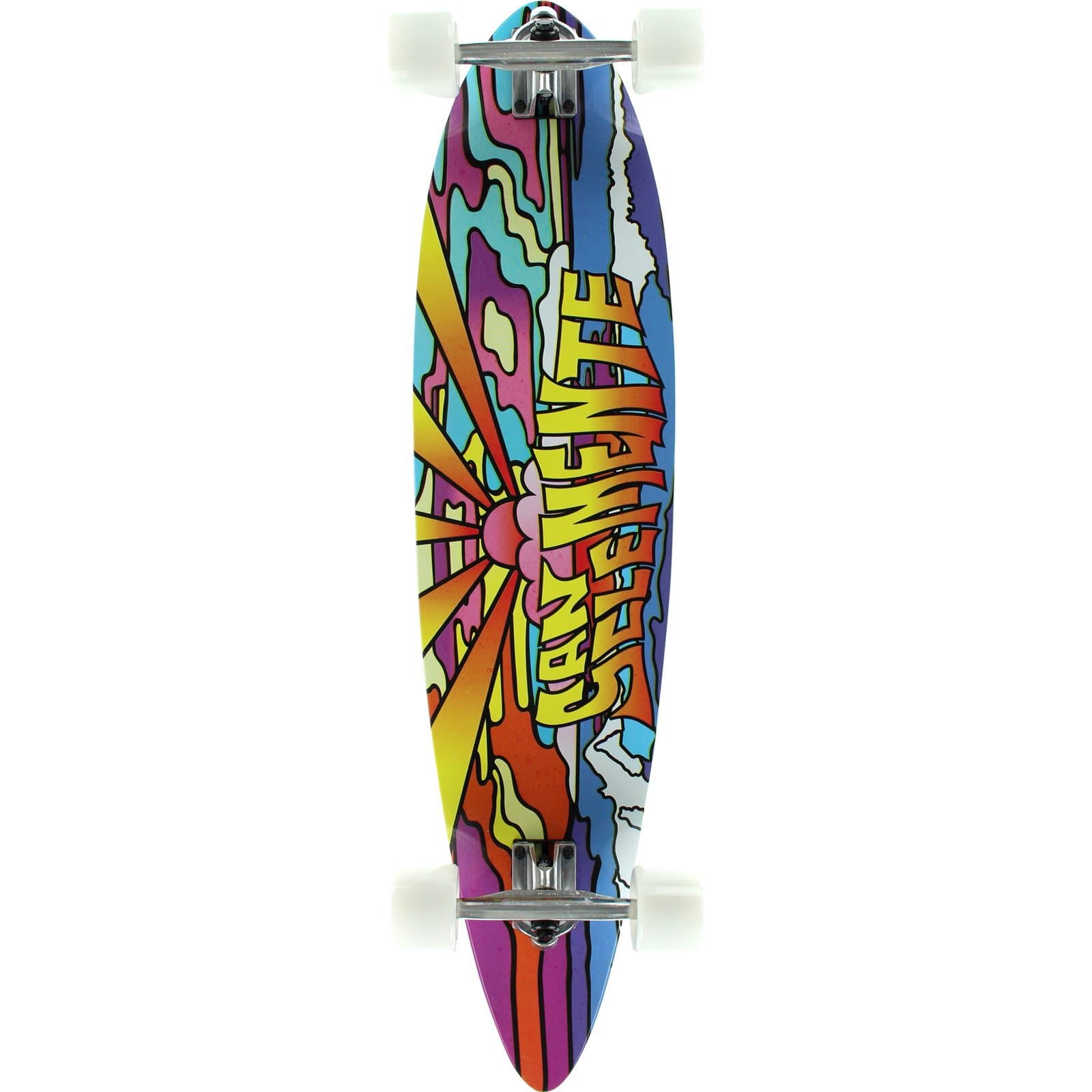 Longboards Pintail Stained Glass 4 Complete Skateboard - 8.9" x 38"