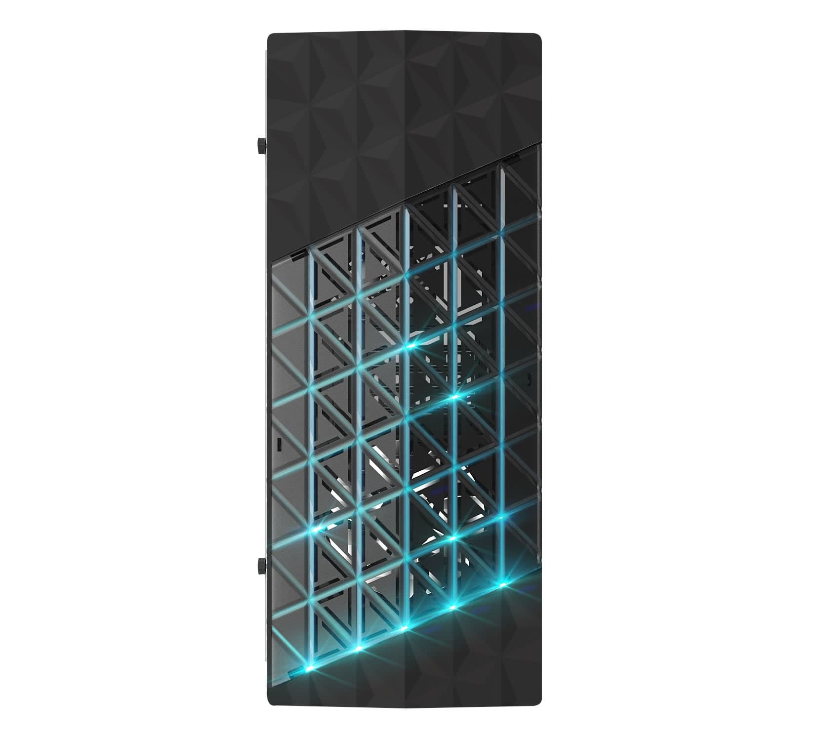 Onyx 260 X RGB Gaming Case with Tempered Glass Window and Water Cooling Ready Mid Tower - Black, Onyx 260X RGB White