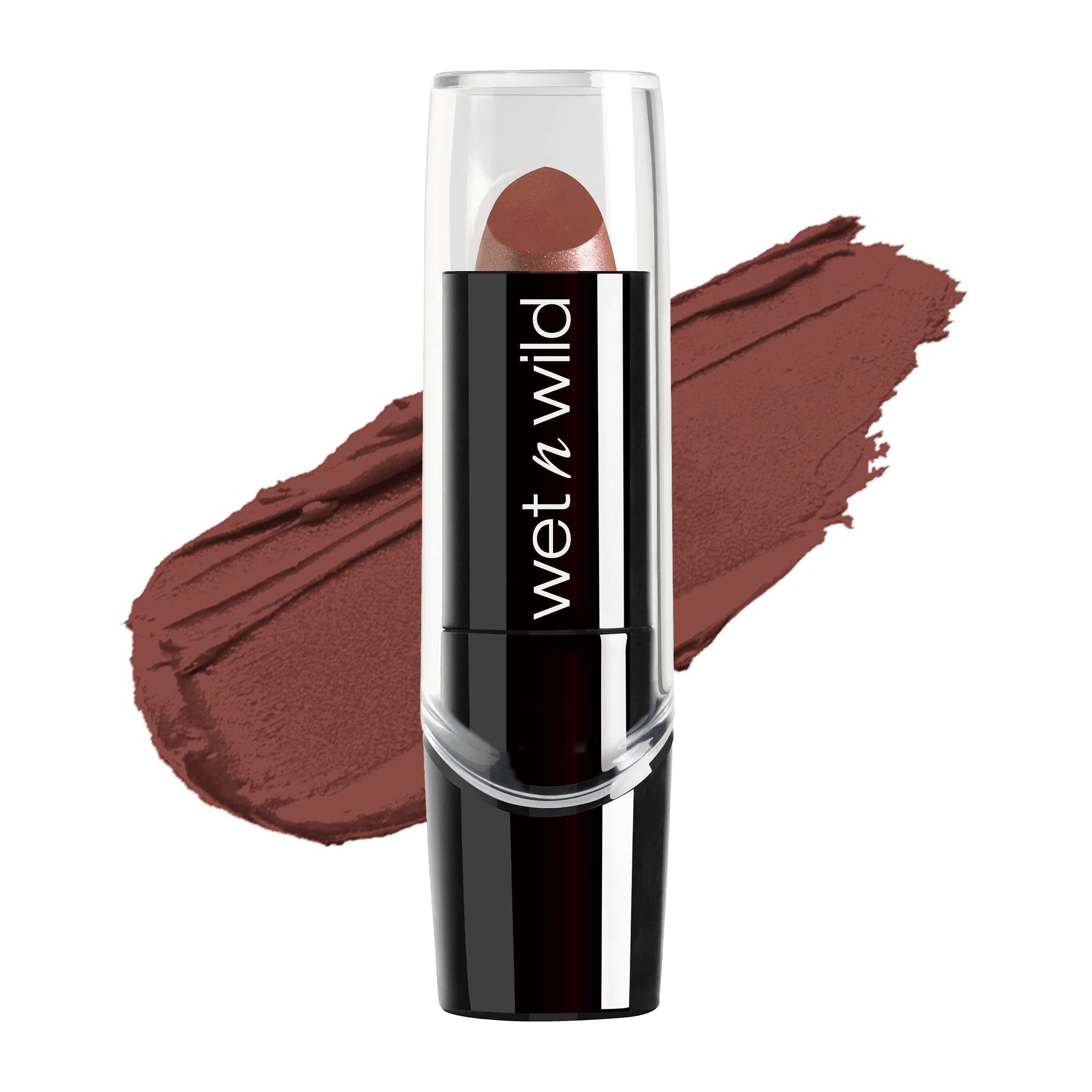 Silk Finish Lipstick, Hydrating Rich Buildable Lip Color, Formulated with Vitamins A,E, & Macadamia for Ultimate Hydration, Cruelty-Free & Vegan - Java