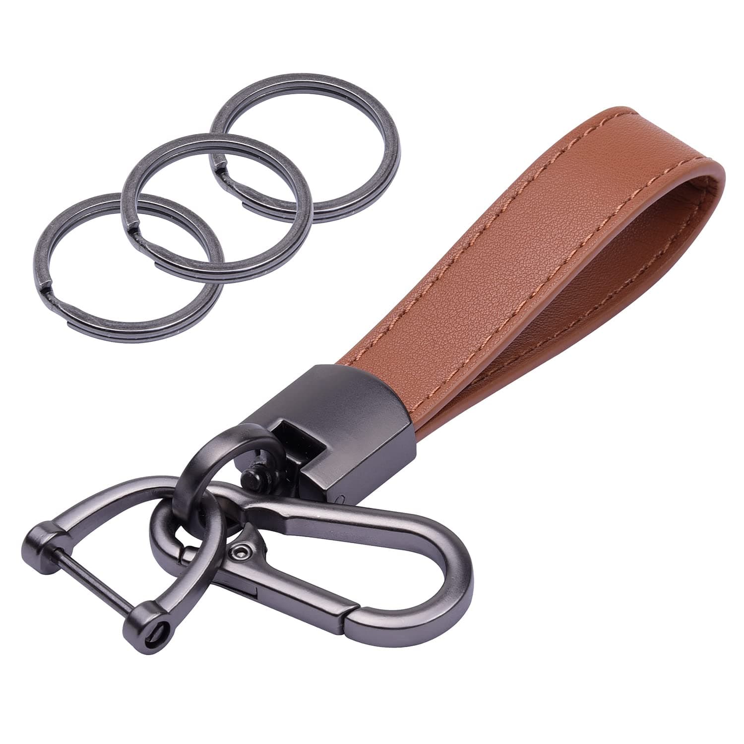 Genuine Leather Key FOB Keychain