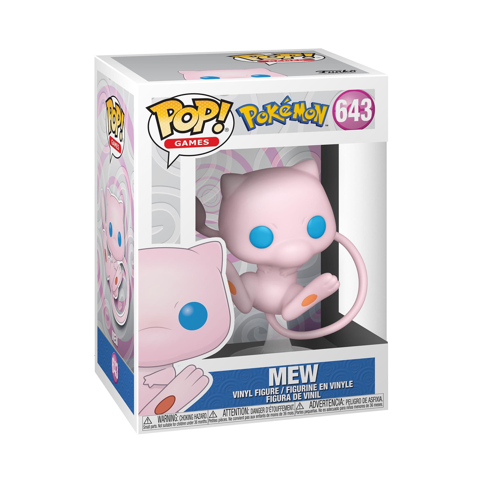 Pop! Games: Pokemon - Mew - Collectable Vinyl Figure - Gift Idea - Official Merchandise - Toys for Kids & Adults - Video Games Fans - Model Figure for Collectors and Display